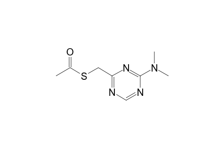 2-(N,N-Dimethylamino)-4-(.alpha.-acetylthiomethyl)-1,3,5-triazine