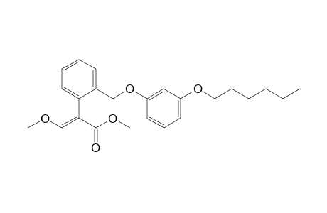 Methyl (E)-2-[2-[(3-hexoxyphenoxy)methyl]phenyl]-3-methoxy-prop-2-enoate