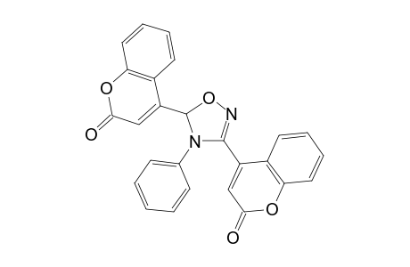 4-[3-(2-ketochromen-4-yl)-4-phenyl-5H-1,2,4-oxadiazol-5-yl]coumarin