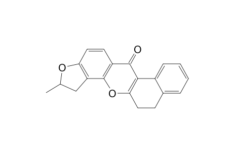 6H-Benzo[a]furo[3,2-h]xanthen-6-one, 1,2,11,12-tetrahydro-2-methyl-