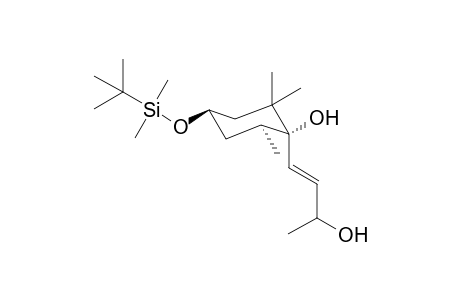 (1S,4R,6S)-4-[(t-Butyldimethylsilyl)oxy]-2,2,6-trimethyl-1-[3'-hydroxy-1'-butenyl]-cyclohexan-1-ol