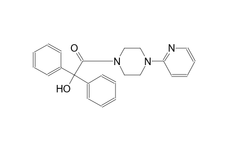 1-piperazineethanol, beta-oxo-alpha,alpha-diphenyl-4-(2-pyridinyl)-