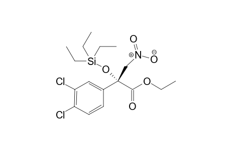 (R)-Ethyl 2-(3,4-dichlorophenyl)-3-nitro-2-(triethylsilyloxy)propanoate