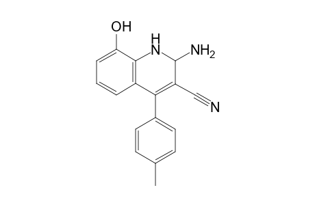 2-amino-8-hydroxy-4-(4-hydroxyphenyl)-1,2-dihydroquinoline-3-carbonitrile