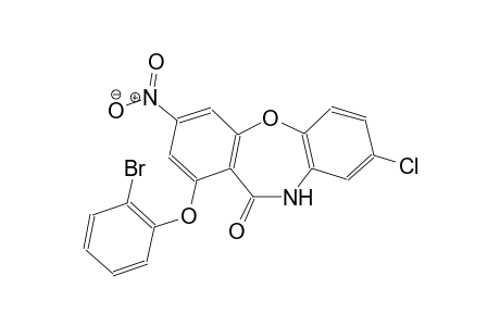dibenzo[b,f][1,4]oxazepin-11(10H)-one, 1-(2-bromophenoxy)-8-chloro-3-nitro-