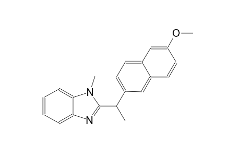 1H-benzimidazole, 2-[1-(6-methoxy-2-naphthalenyl)ethyl]-1-methyl-