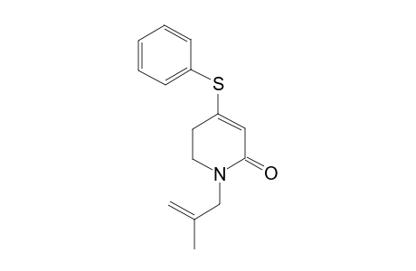 1-(2-Methylallyl)-4-(phenylthio)-5,6-dihydropyridin-2(1H)-one