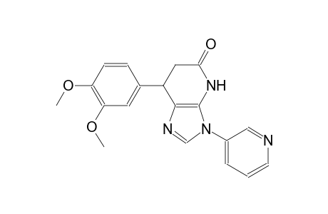 5H-imidazo[4,5-b]pyridin-5-one, 7-(3,4-dimethoxyphenyl)-3,4,6,7-tetrahydro-3-(3-pyridinyl)-