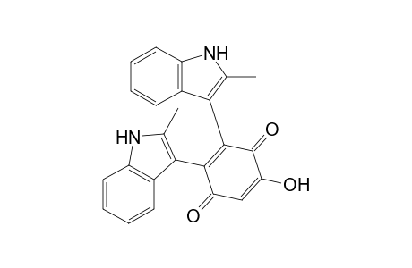 5-Hydroxy-2,3-bis(2-methyl-1H-indol-3-yl)benzo-1,4-quinone