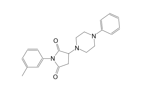 1-(3-methylphenyl)-3-(4-phenyl-1-piperazinyl)-2,5-pyrrolidinedione