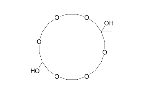9,19-dimethyl-1,4,7,11,14,17-hexaoxacycloeicosane-9,19-diol
