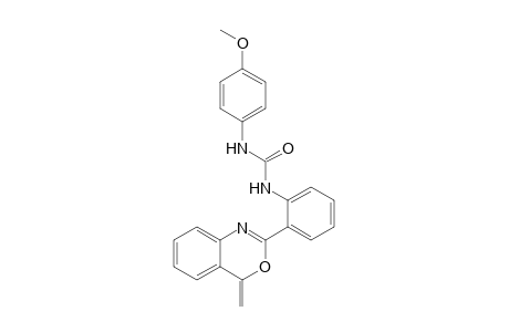 1-(4-Methoxyphenyl)-3-[2-(4-methylene-4H-benzo[d][1,3]oxazin-2-yl)phenyl]urea