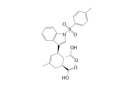 4-Cyclohexene-1,2-dicarboxylic acid, 5-methyl-3-[1-[(4-methylphenyl)sulfonyl]-1H-indol-3-yl]-, (1.alpha.,2.alpha.,3.alpha.)-(.+-.)-
