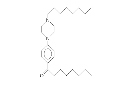 N'-(4-Octanoyl-phenyl)-N-octyl-piperazine
