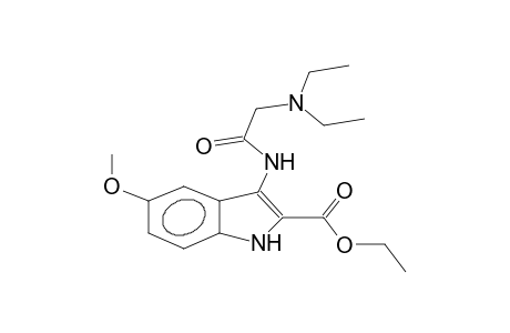 2-ethoxycarbonyl-3-diethylaminoacetamido-5-methoxyindole