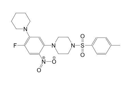 piperazine, 1-[4-fluoro-2-nitro-5-(1-piperidinyl)phenyl]-4-[(4-methylphenyl)sulfonyl]-