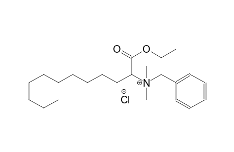 N-benzyl-1-ethoxy-N,N-dimethyl-1-oxo-2-dodecanaminium chloride