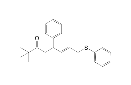 (E)-2,2-Dimethyl-5-phenyl-8-phenylthio-6-octen-3-one