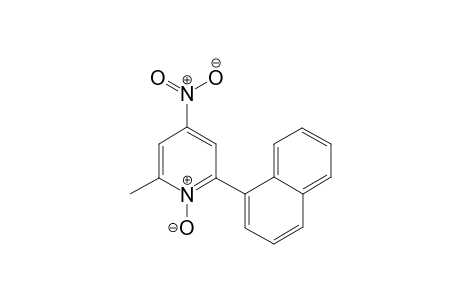 2-Methyl-6-(naphthalen-1-yl)-4-nitropyridine 1-oxide