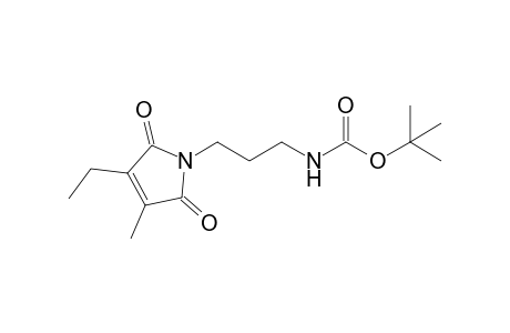 1-[3-(tert-Butyloxycarbonylamino)propyl]-3-ethyl-4-methyl-2,5-dihydro-1H-pyrrol-2,5-dione