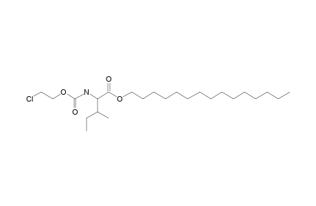 L-Isoleucine, N-(2-chloroethoxycarbonyl)-, pentadecyl ester