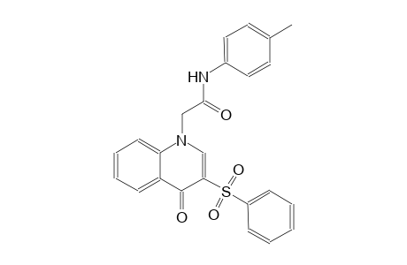 1-quinolineacetamide, 1,4-dihydro-N-(4-methylphenyl)-4-oxo-3-(phenylsulfonyl)-