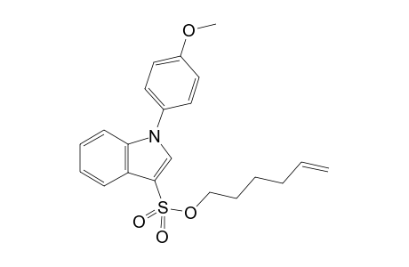 Hex-5-en-1-yl 1-(4-methoxyphenyl)-1H-indole-3-sulfonate