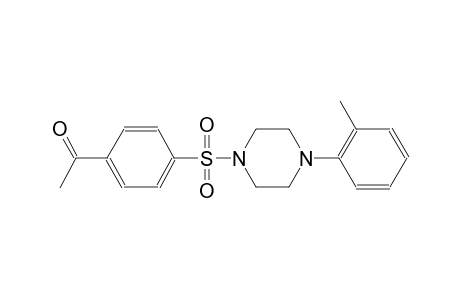 1-(4-([4-(2-Methylphenyl)-1-piperazinyl]sulfonyl)phenyl)ethanone