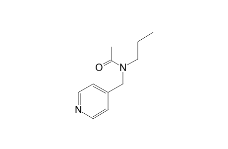 N-(4-Pyridinylmethyl)-1-propanamine, N-acetyl-