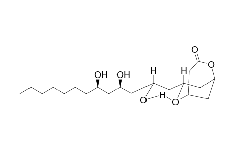 7-[2',4',6'-Trihydroxytridecyl]- (perhydro)bipyran-1-one