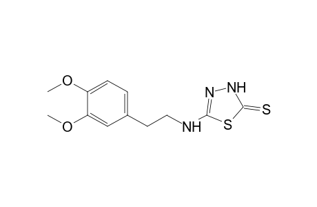 2-[(3,4-dimethoxyphenethyl)amino-delta^2-1,3,4-thiadiazoline-5-thione