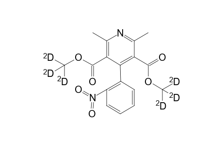 2,6-dimethyl-4-(2-nitrophenyl)pyridine-3,5-dicarboxylic acid bis(trideuteriomethyl) ester