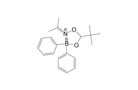5-TERT.-BUTYL-2-ISOPROPYLIDENE-3,3-DIPHENYL-1,4-DIOXA-2-AZONIA-3-BORATACYCLOPENTANE