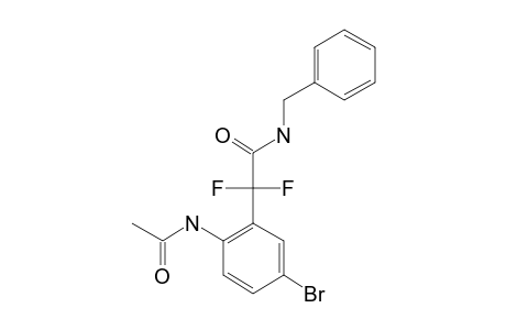 2-(2-ACETAMIDO-5-BROMOPHENYL)-N-BENZYL-2,2-DIFLUOROACETAMIDE