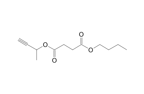 Succinic acid, but-3-yn-2-yl butyl ester