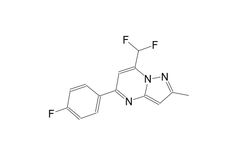 7-(difluoromethyl)-5-(4-fluorophenyl)-2-methylpyrazolo[1,5-a]pyrimidine