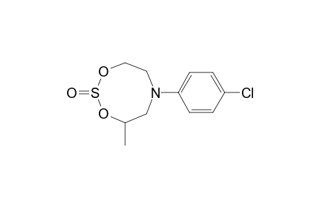 6-(4-chlorophenyl)-4-methyl-1,3,2,6-dioxathiazocane 2-oxide