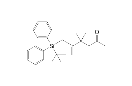 5-[[tert-butyl(diphenyl)silyl]methyl]-4,4-dimethyl-hex-5-en-2-one