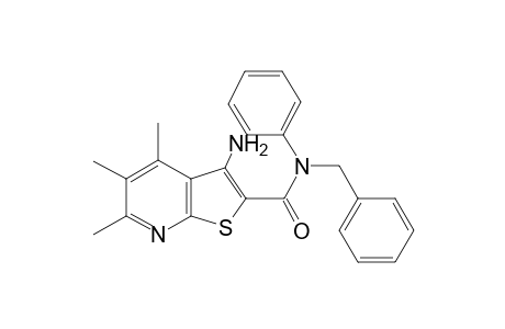 Thieno[2,3-b]pyridine-2-carboxamide, 3-amino-4,5,6-trimethyl-N-phenyl-N-(phenylmethyl)-