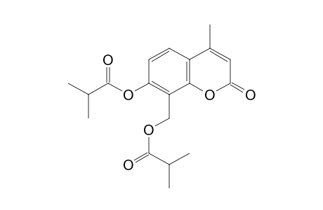7-hydroxy-8-(hydroxymethyl)-4-methylcoumarin, diisobutyrate