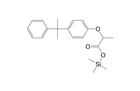 2-[4-(1-Methyl-1-phenylethyl)phenoxy]propanoic acid, o-tms