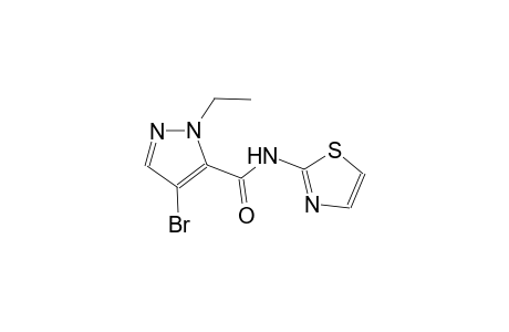 4-bromo-1-ethyl-N-(1,3-thiazol-2-yl)-1H-pyrazole-5-carboxamide