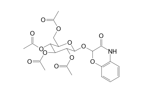 (2R)-2-(2,3,4,6-Tetra-O-acetyl-.beta.,D-glucopyranosyloxy)-2H-1,4-benzoxazin-3(4H)-one
