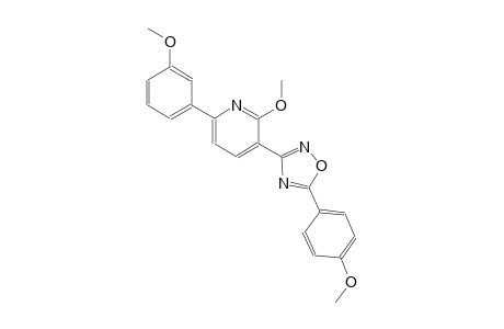 2-methoxy-6-(3-methoxyphenyl)-3-[5-(4-methoxyphenyl)-1,2,4-oxadiazol-3-yl]pyridine