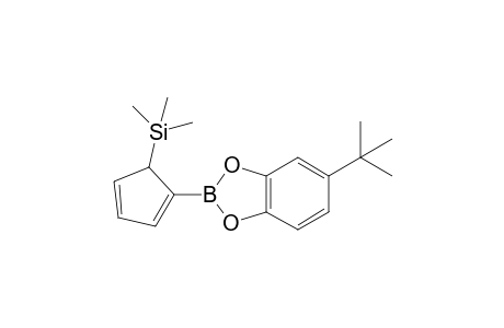 (2-(5-tert-butylbenzo[d][1,3,2]dioxaborol-2-yl)cyclopenta-2,4-dienyl)trimethylsilane