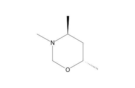 trans-3,4,6-TRIMETHYL-TETRAHYDRO-1,3-OXAZINE