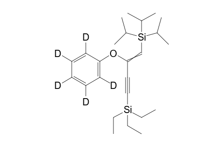 1-Triisopropylsilyl-2-(4-pentadeuteriophenyloxy)-4-triethylsilylbut-1-en-3-yne