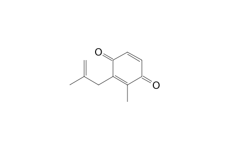 2,5-Cyclohexadiene-1,4-dione, 2-methyl-3-(2-methyl-2-propenyl)-