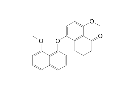 8-Methoxy-5-(8-methoxy-1-naphthoxy)tetralin-1-one