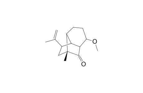 5-Methoxy-8-methyl-10-(prop-2-enyl)tricyclo[4.4.0.0(2,8)]decan-7-one
